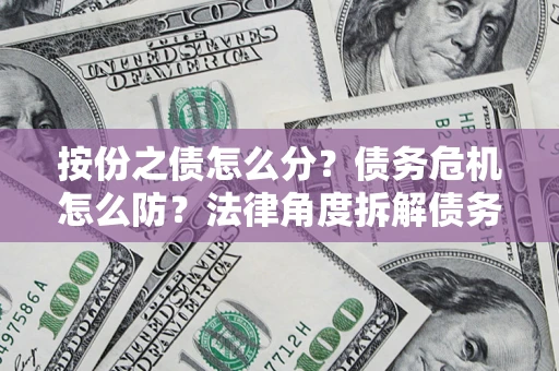 济南按份之债怎么分？债务危机怎么防？法律角度拆解债务分配与风险自保指南