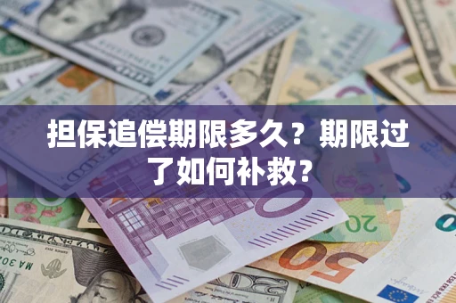 济南担保追偿期限多久？期限过了如何补救？