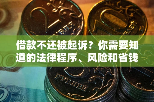 济南借款不还被起诉？你需要知道的法律程序、风险和省钱技巧